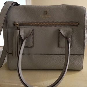 Kate Spade- gray bowling bag